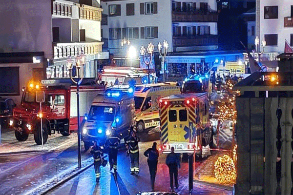 स्वित्झर्लंडमध्ये स्फोट : आतापर्यंत ४० जणांचा मृत्यू, स्फोटाचे कारण उघड